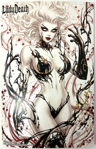 Lady Death Blasphemy Anthem #1 - Dark Slide Succumb Pearl Edition DM