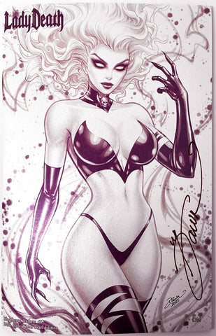 Lady Death Blasphemy Anthem #1 - Dark Slide Violet Pearl Edition DM