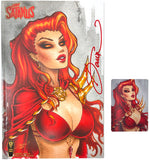Lady Satanus Sinister Urge #1: Ritualistic Edition + DM Metallicard