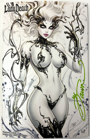 Lady Death Blasphemy Anthem #1 - Naughty Dark Slide Pearl Edition DM