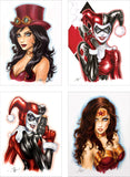 Mini-Print 4-Pack: Dark & Scarlet